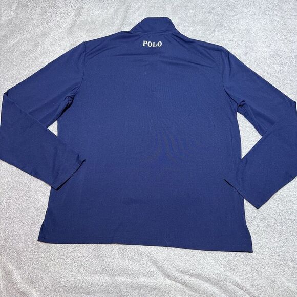 Polo Ralph Lauren Golf Jacket Mens Large Navy Blue Scottish Scots Guard Logo - Picture 2 of 12